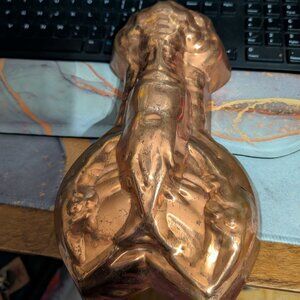Vintage Copper Lobster-Shaped Mold 10" Golden Girls Gay Interest